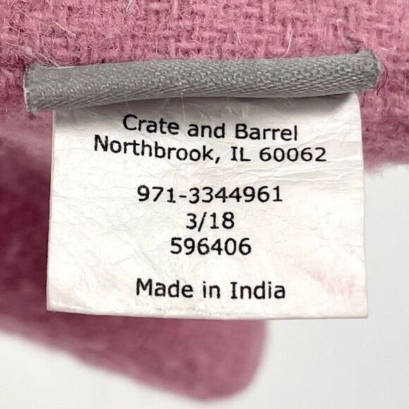 Crate & Barrel Kids | Land of Nod | 9" Pink Felt Plush Mythical Unicorn - Picture 6 of 6